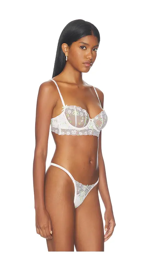For Love & Lemons Pastel Bouquets Underwire Bra | Thumbnail 2