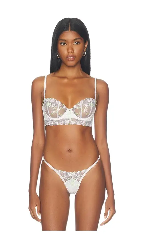 For Love & Lemons Pastel Bouquets Underwire Bra