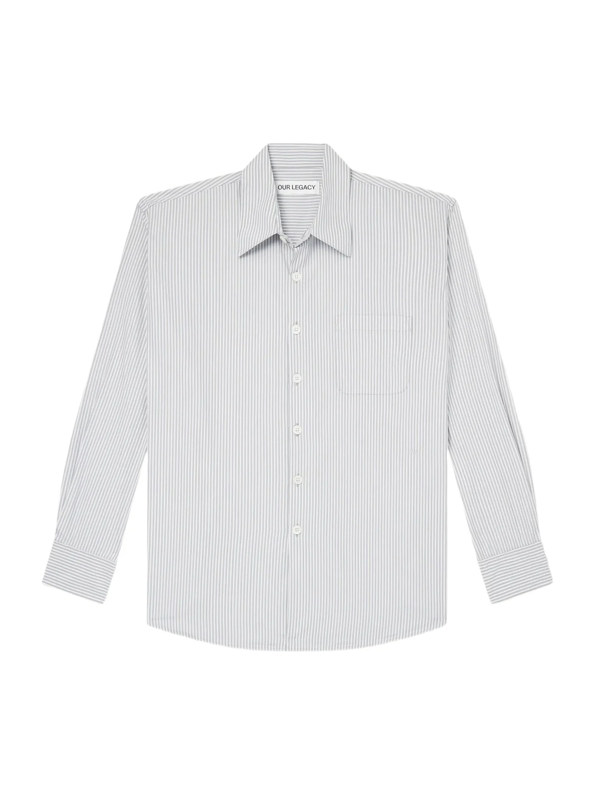 Above Striped Cotton-Poplin Shirt - Men Above Striped Cotton-Poplin Shirt - Men