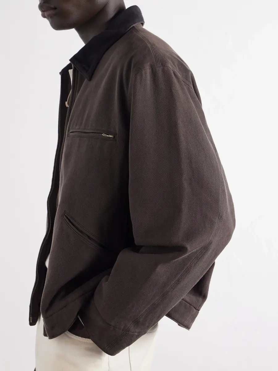 A.PRESSE Detroit Cotton and Silk-Blend Jacket - Men | Thumbnail 5 A.PRESSE Detroit Cotton and Silk-Blend Jacket - Men | Thumbnail 5