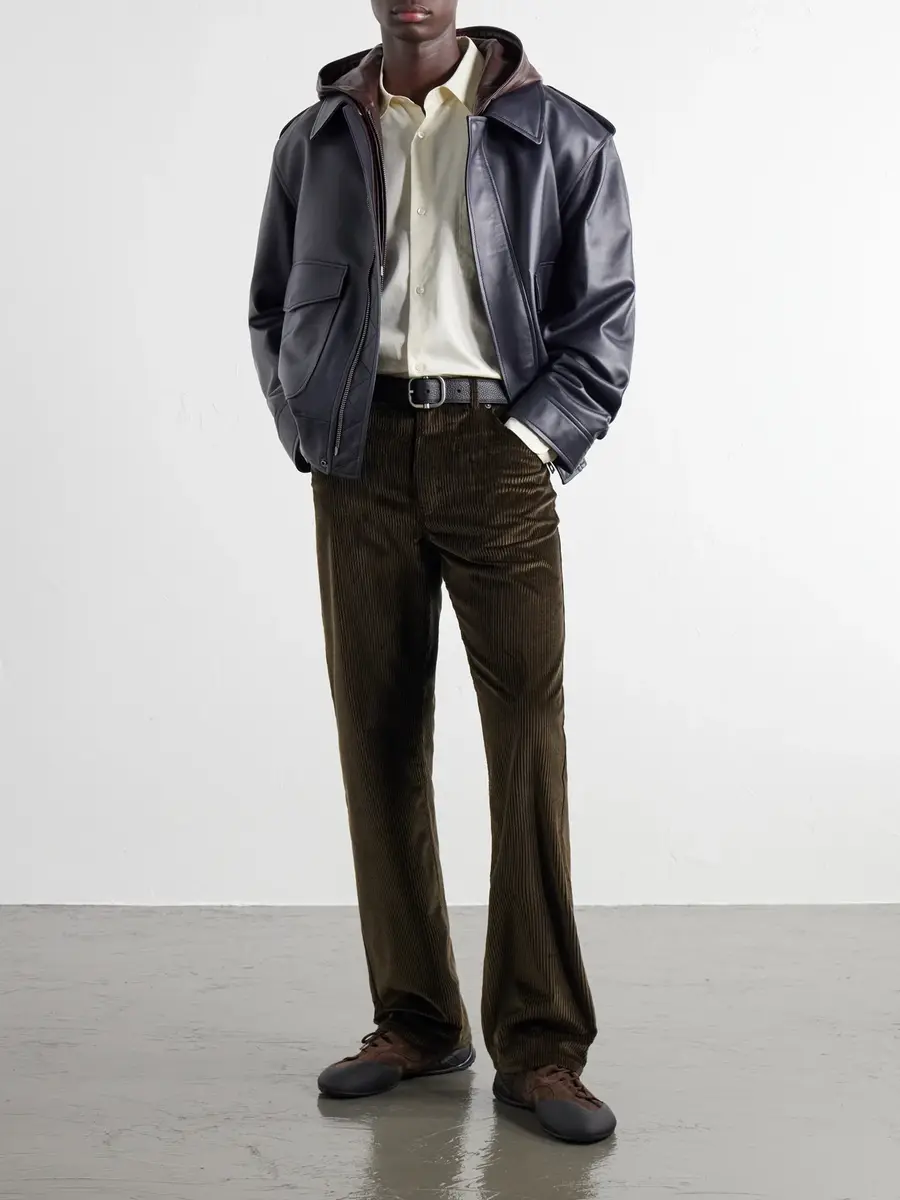 Loewe Straight-Leg Cotton-Corduroy Trousers - Men | Thumbnail 2 Loewe Straight-Leg Cotton-Corduroy Trousers - Men | Thumbnail 2