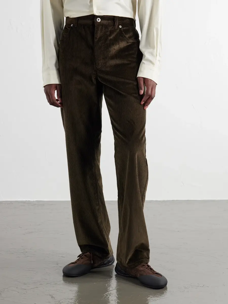 Loewe Straight-Leg Cotton-Corduroy Trousers - Men | Thumbnail 3 Loewe Straight-Leg Cotton-Corduroy Trousers - Men | Thumbnail 3
