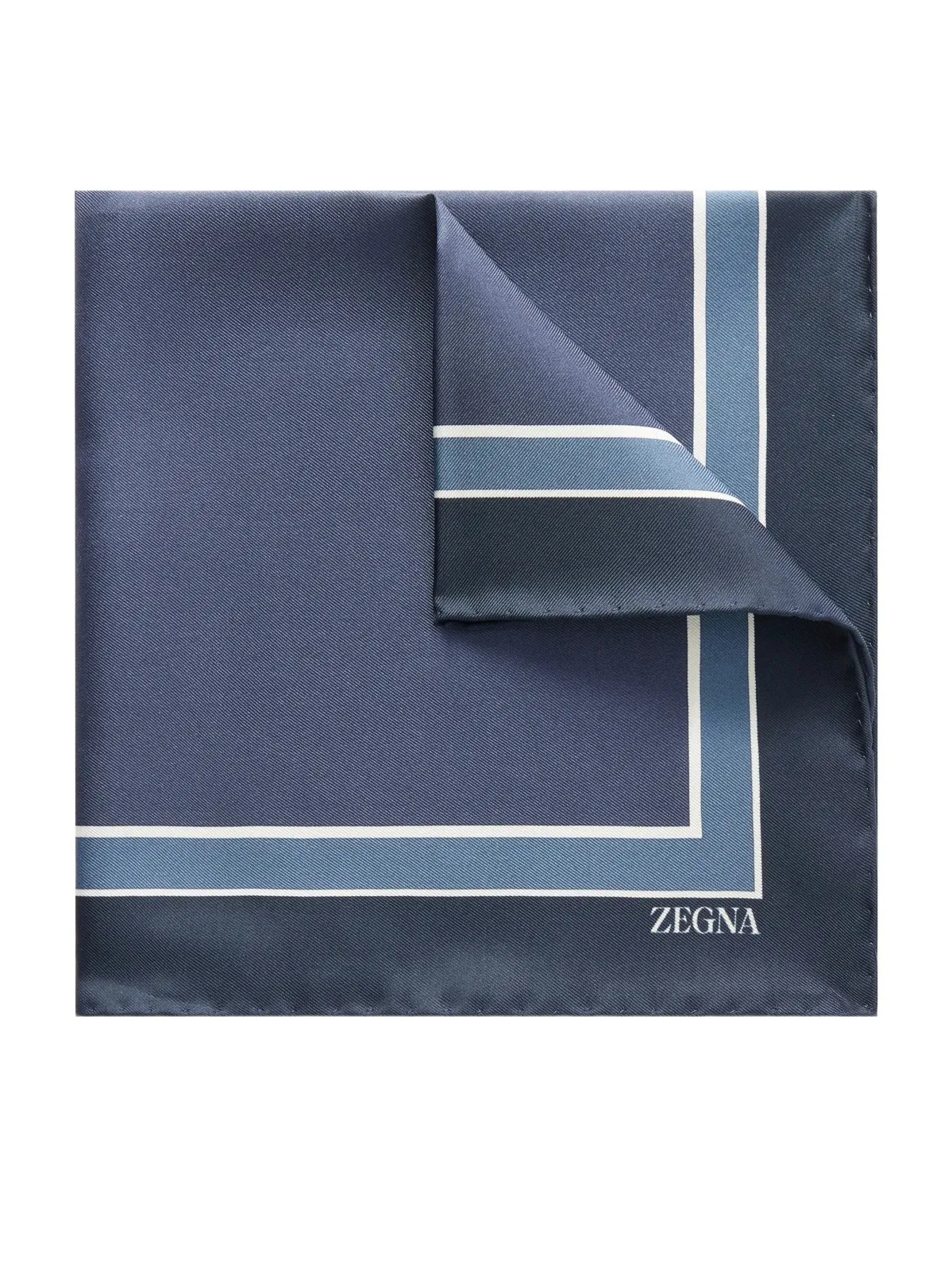 Zegna Printed Silk-Twill Pocket Square - Men