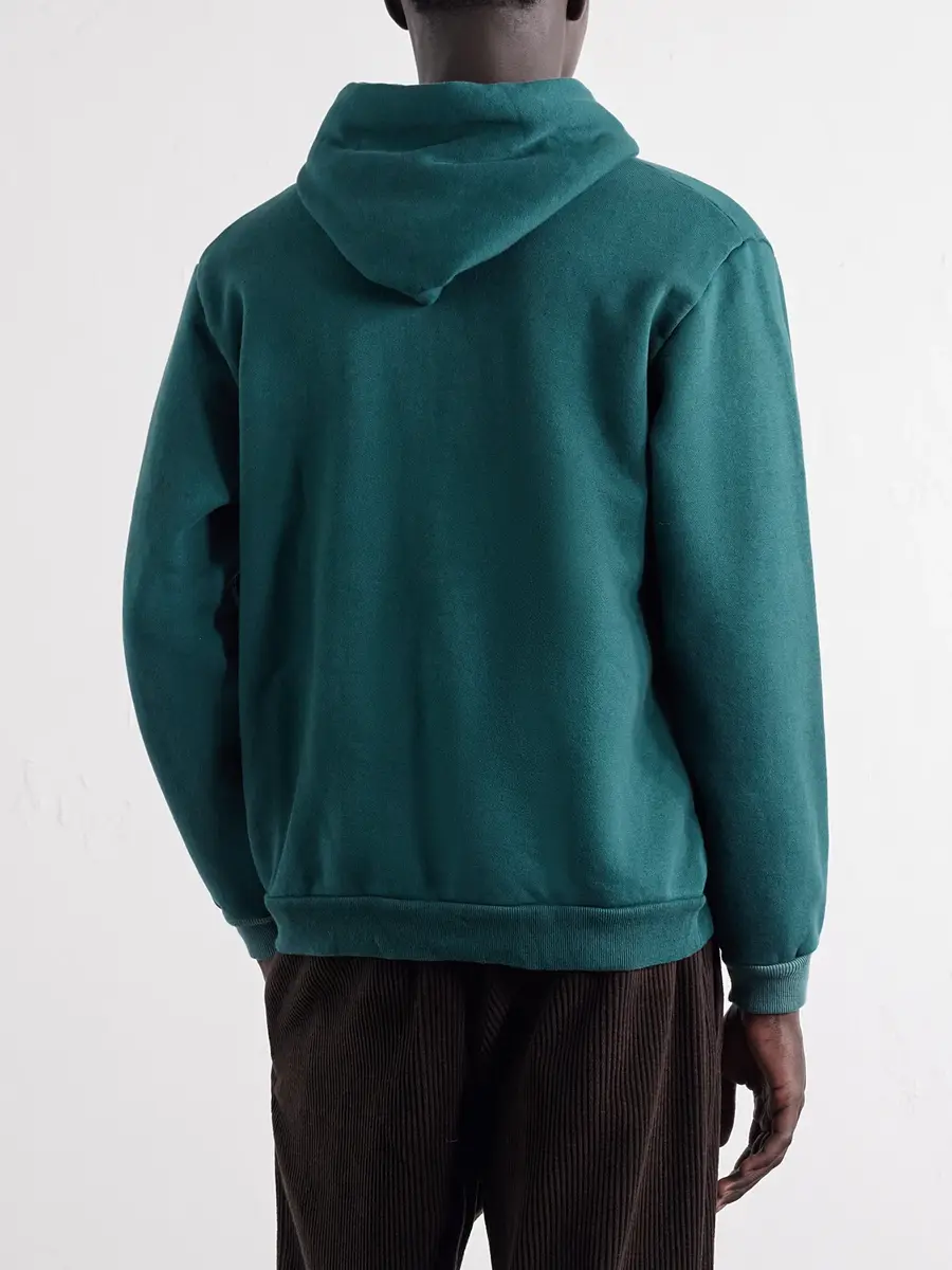 A.PRESSE Vintage Cotton-Jersey Zip-Up Hoodie - Men | Thumbnail 4 A.PRESSE Vintage Cotton-Jersey Zip-Up Hoodie - Men | Thumbnail 4