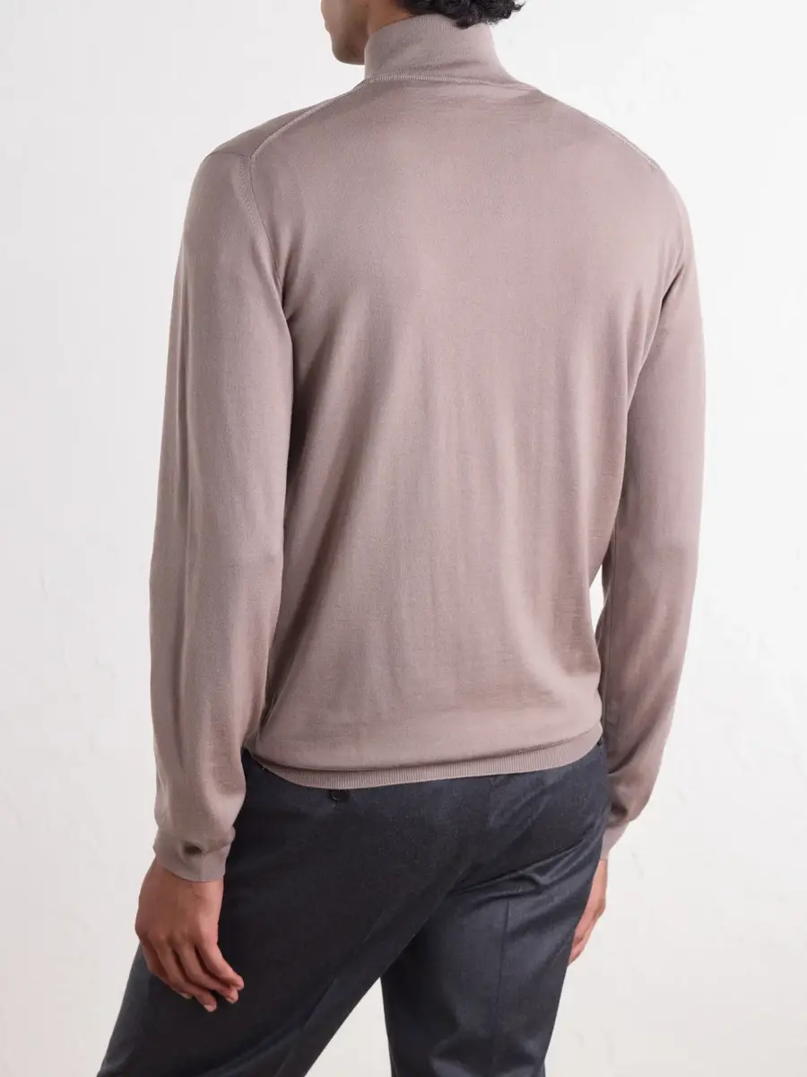 Slowear Zanone Flexwool Half-Zip Sweater - Men | Thumbnail 4