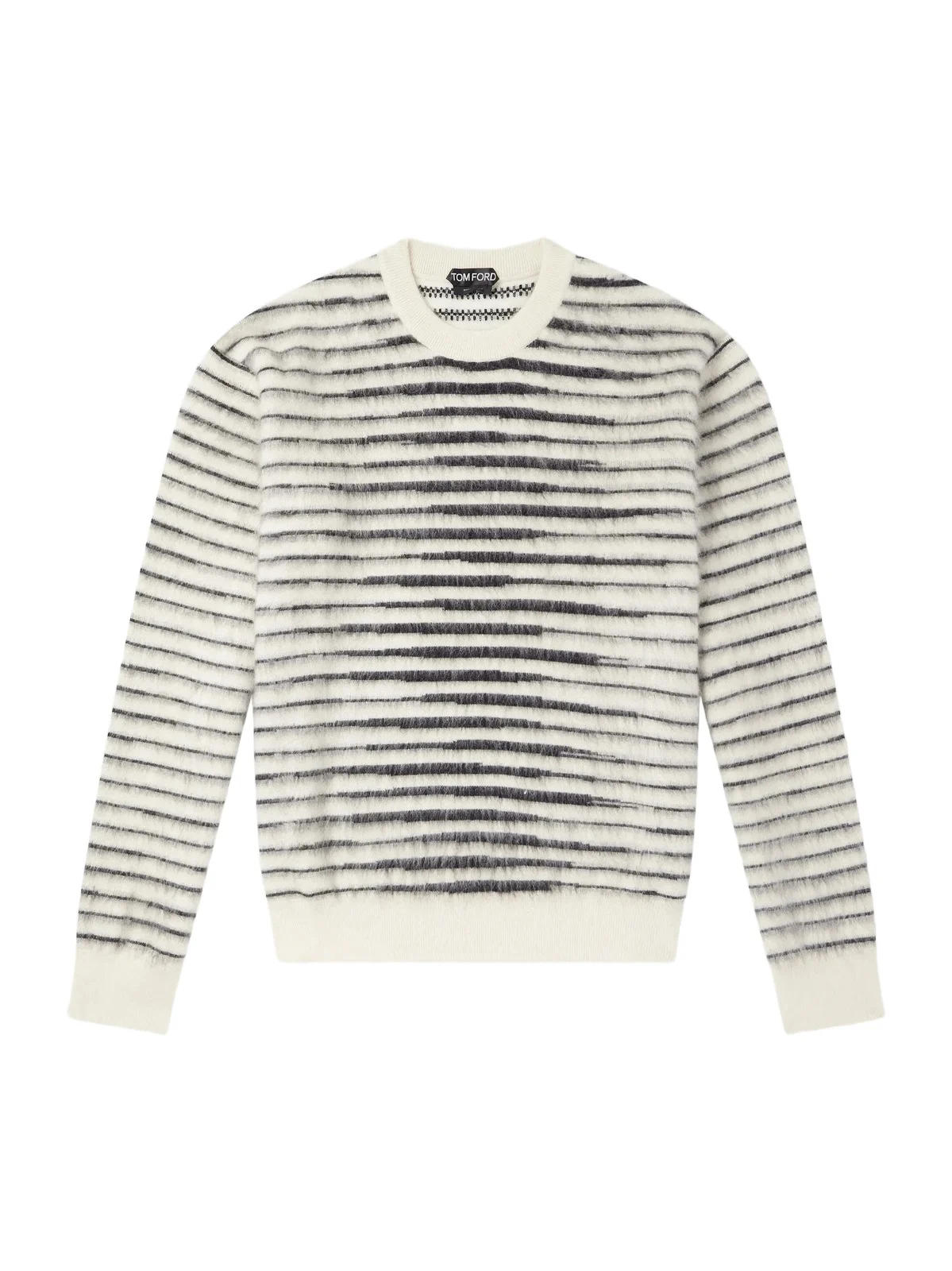 Tom Ford Striped Mohair-Blend Sweater - Men