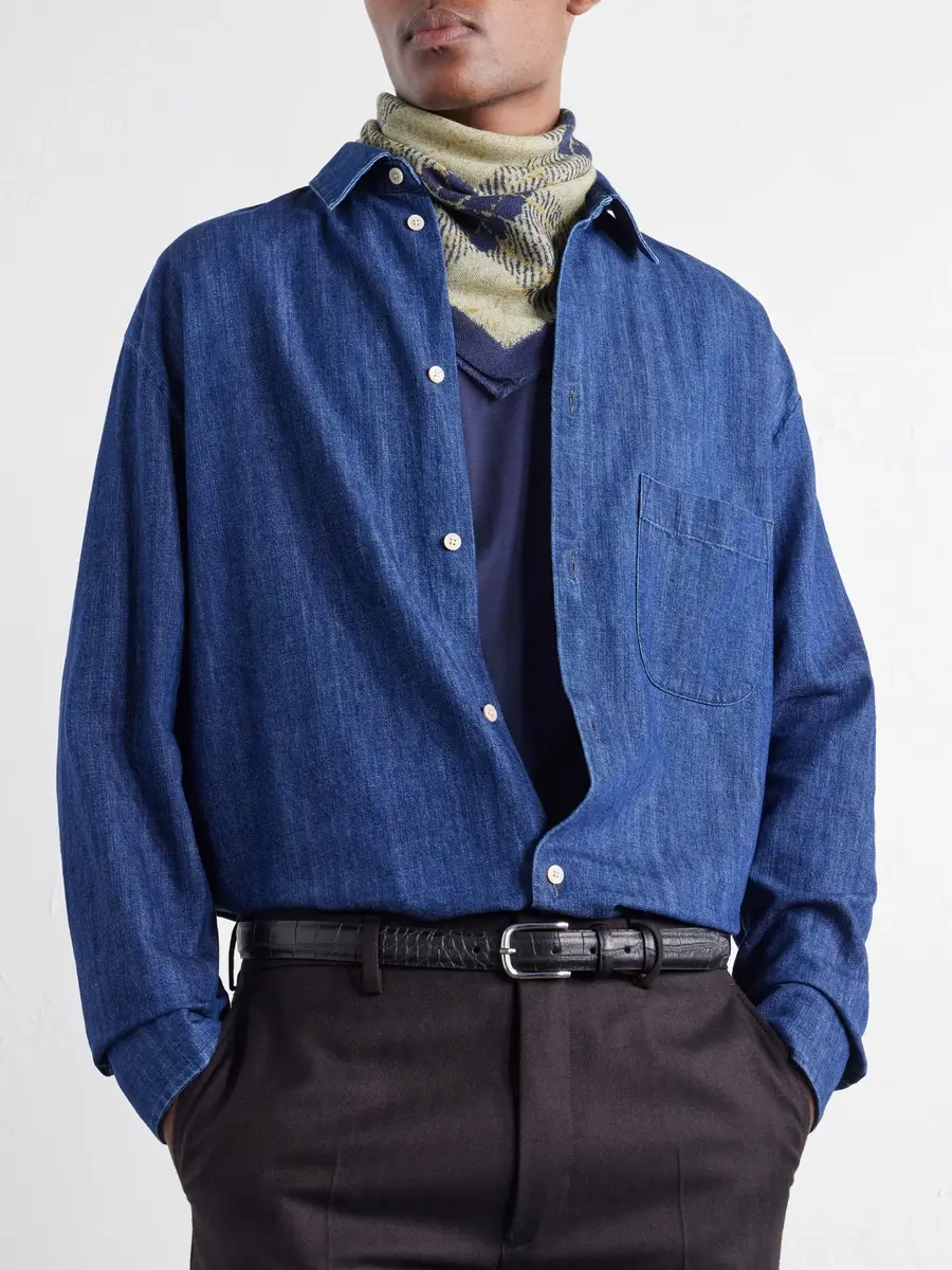 A Kind Of Guise Salazar Checked Wool Scarf - Men | Thumbnail 2
