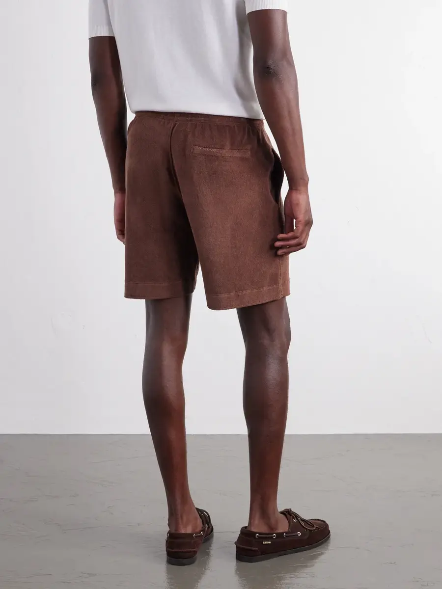 Orlebar Brown Straight-Leg Organic Cotton-Terry Shorts - Men | Thumbnail 4 Orlebar Brown Straight-Leg Organic Cotton-Terry Shorts - Men | Thumbnail 4