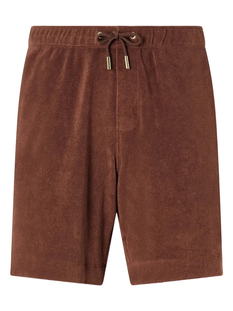 Straight-Leg Organic Cotton-Terry Shorts - Men