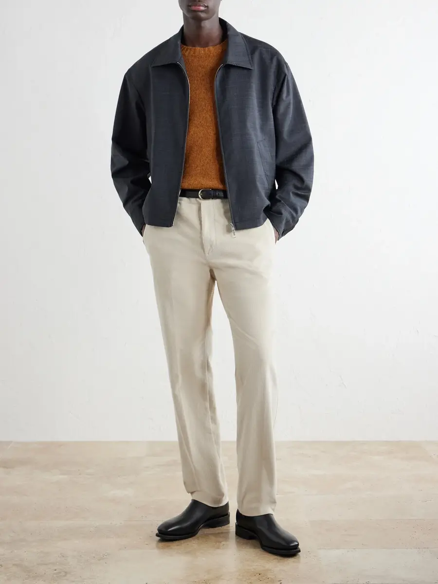 Slowear Incotex Straight-Leg Cotton-Blend Corduroy Trousers - Men | Thumbnail 2 Slowear Incotex Straight-Leg Cotton-Blend Corduroy Trousers - Men | Thumbnail 2