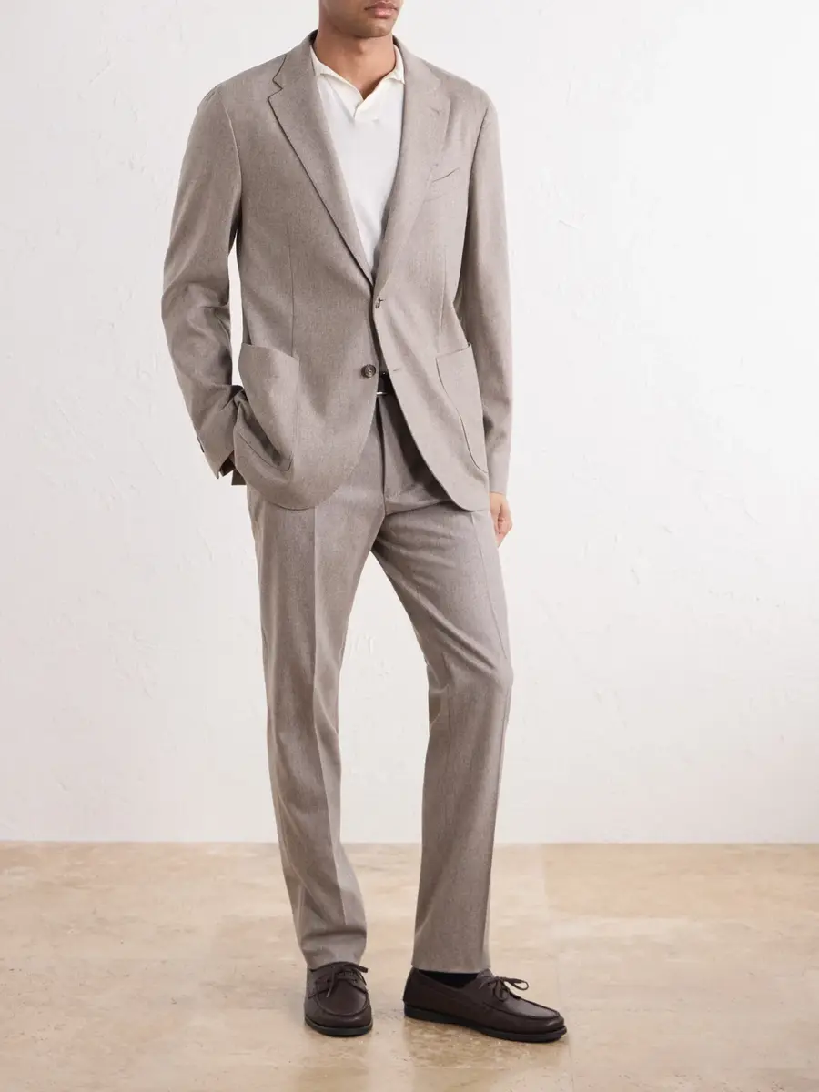 Slowear Incotex Wool-Blend Flannel Blazer Jacket - Men | Thumbnail 2 Slowear Incotex Wool-Blend Flannel Blazer Jacket - Men | Thumbnail 2