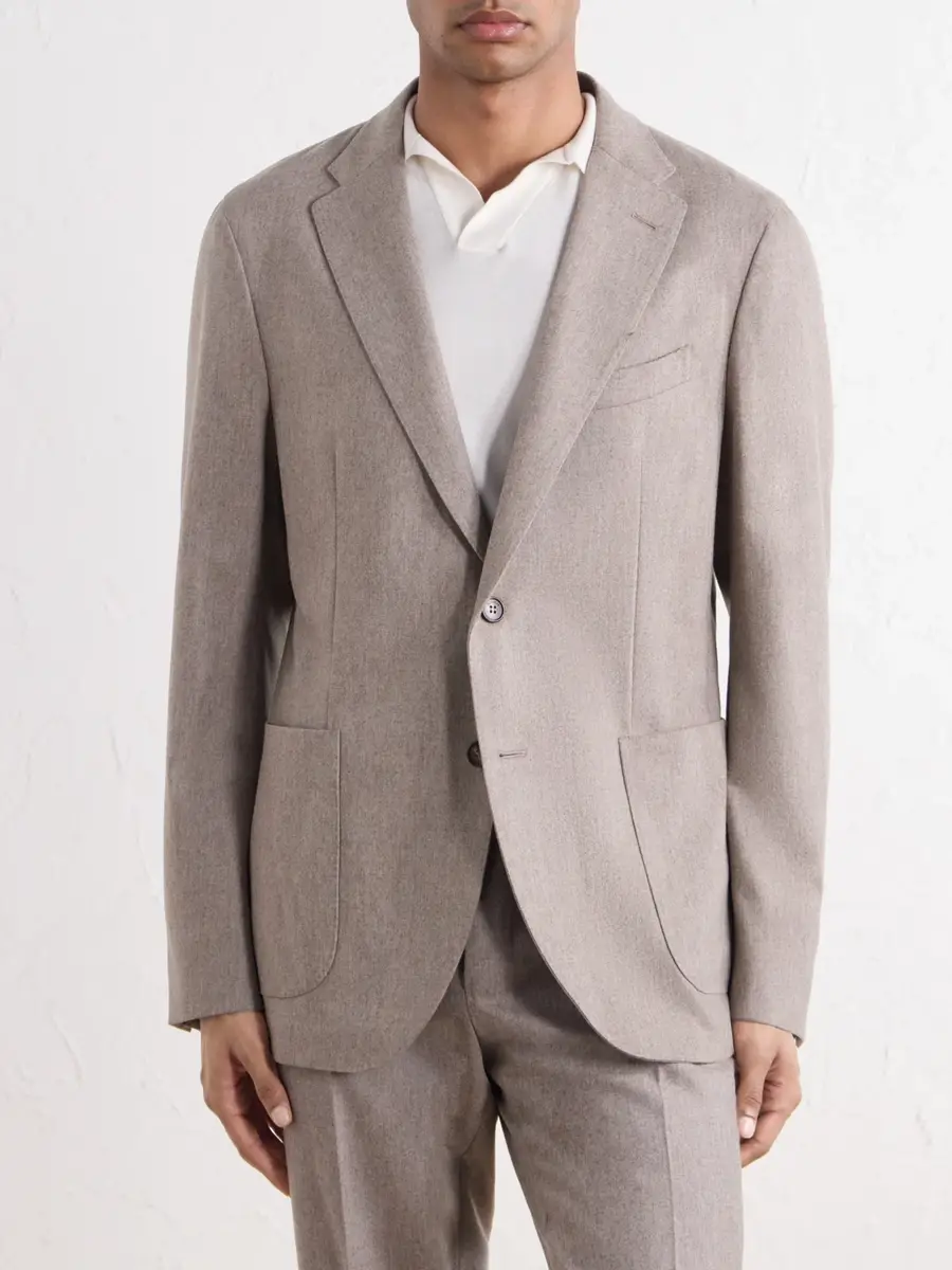 Slowear Incotex Wool-Blend Flannel Blazer Jacket - Men | Thumbnail 3 Slowear Incotex Wool-Blend Flannel Blazer Jacket - Men | Thumbnail 3