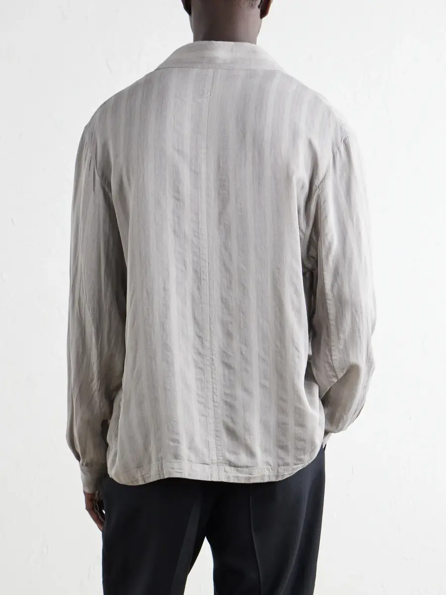 Our Legacy Private Camp-Collar Striped Woven Shirt - Men | Thumbnail 4 Our Legacy Private Camp-Collar Striped Woven Shirt - Men | Thumbnail 4
