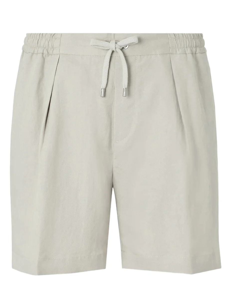 Ralph Lauren Purple Label Wide-Leg Silk and Linen-Blend Shorts - Men