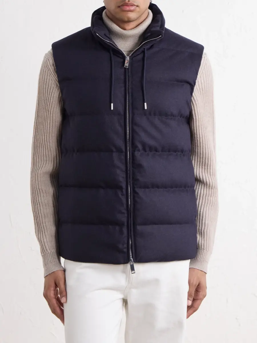 Slowear Montedoro Quilted Wool-Blend Down Gilet - Men | Thumbnail 3 Slowear Montedoro Quilted Wool-Blend Down Gilet - Men | Thumbnail 3