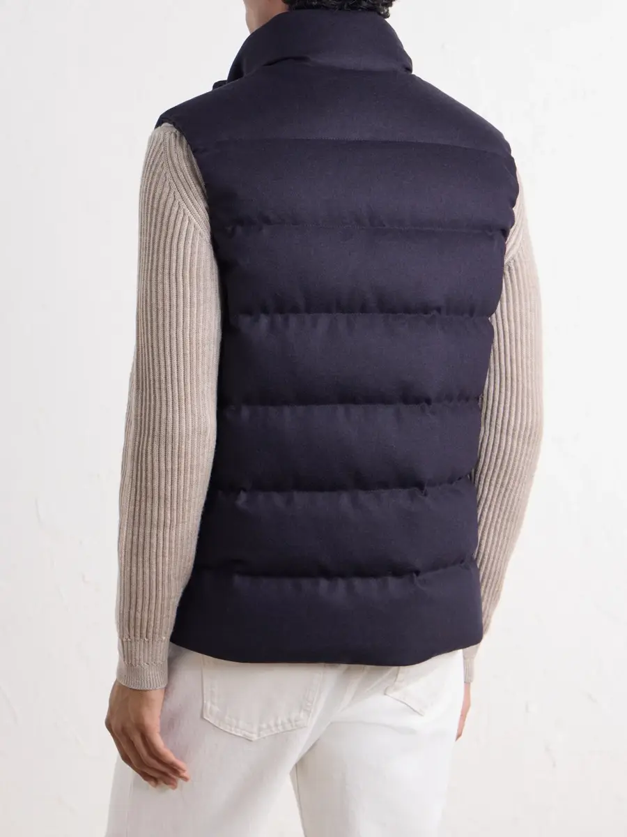 Slowear Montedoro Quilted Wool-Blend Down Gilet - Men | Thumbnail 4 Slowear Montedoro Quilted Wool-Blend Down Gilet - Men | Thumbnail 4