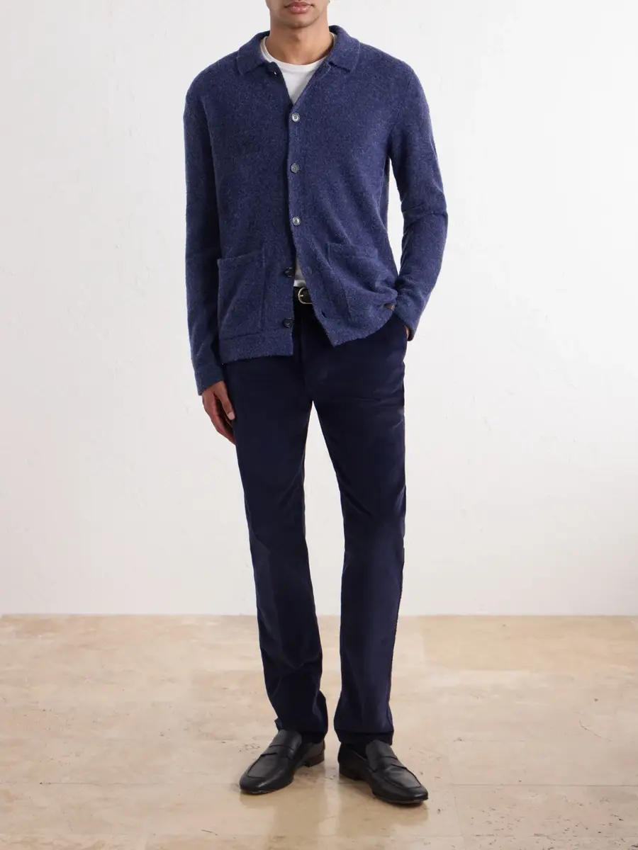 Slowear Zanone Bouclé Wool-Blend Cardigan - Men | Thumbnail 2 Slowear Zanone Bouclé Wool-Blend Cardigan - Men | Thumbnail 2