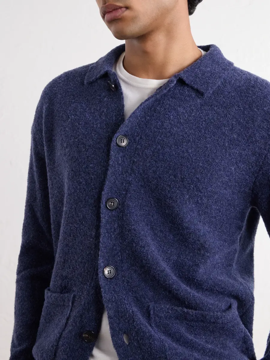 Slowear Zanone Bouclé Wool-Blend Cardigan - Men | Thumbnail 5 Slowear Zanone Bouclé Wool-Blend Cardigan - Men | Thumbnail 5