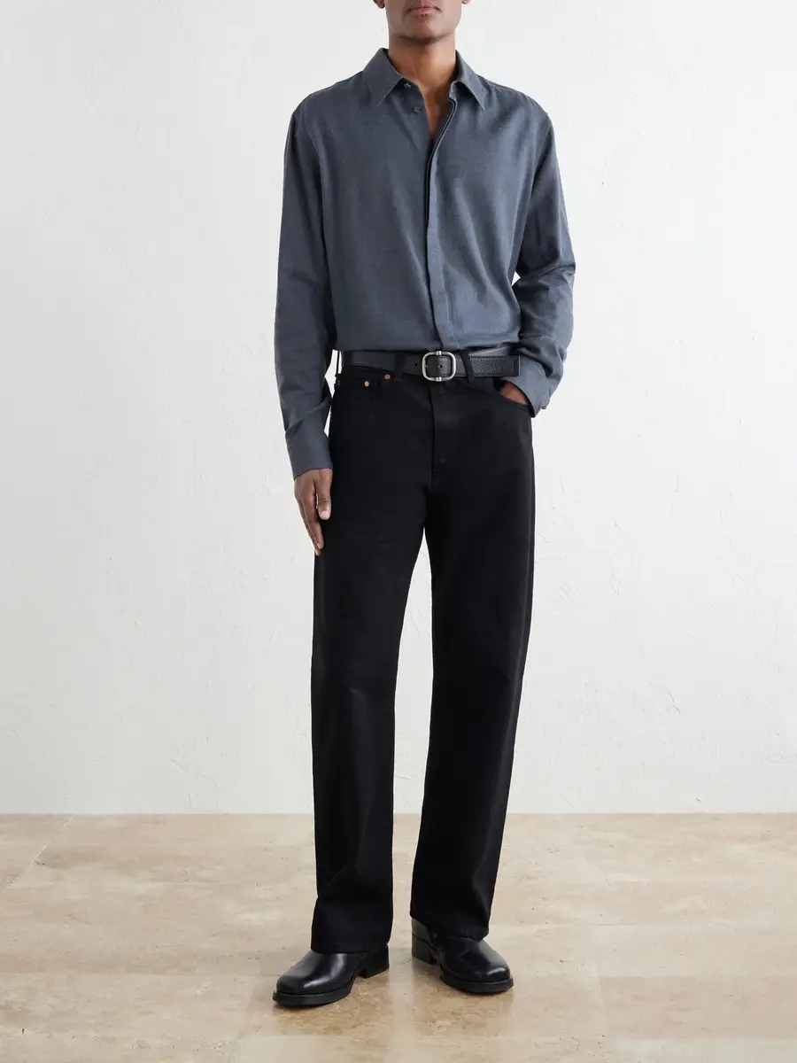 Gabriela Hearst Abbe Cotton and Cashmere-Blend Shirt - Men | Thumbnail 2 Gabriela Hearst Abbe Cotton and Cashmere-Blend Shirt - Men | Thumbnail 2