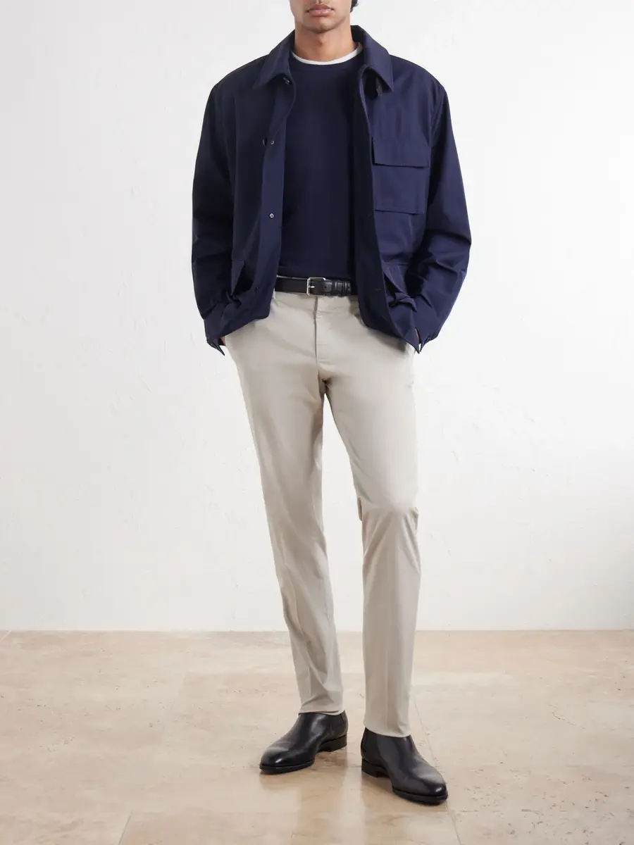Slowear Incotex Slim-Fit Batavia Stretch-Cotton Trousers - Men | Thumbnail 2 Slowear Incotex Slim-Fit Batavia Stretch-Cotton Trousers - Men | Thumbnail 2