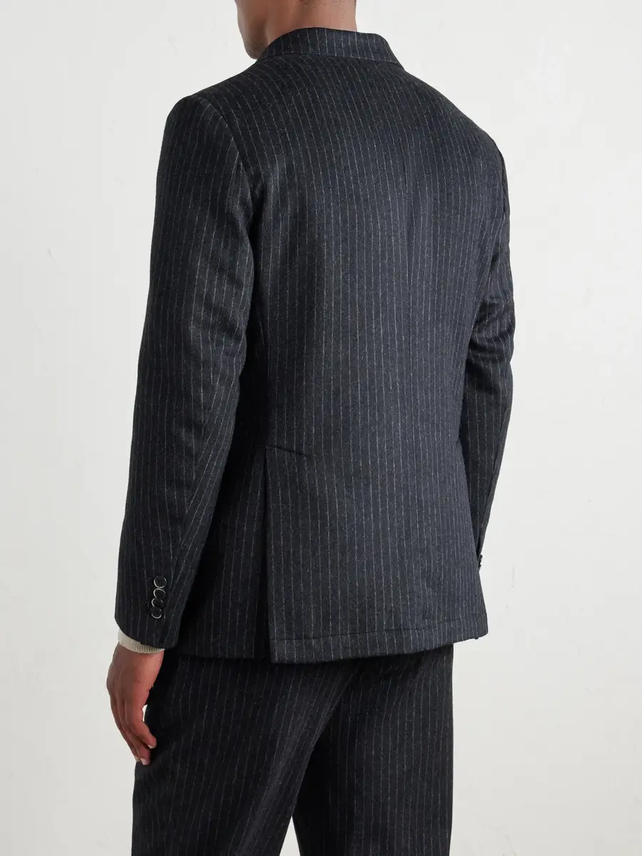 Barena Pinstriped Wool-Blend Blazer - Men | Thumbnail 4 Barena Pinstriped Wool-Blend Blazer - Men | Thumbnail 4