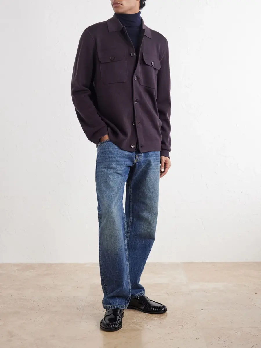 Orlebar Brown Brigg Merino Wool Overshirt - Men | Thumbnail 2 Orlebar Brown Brigg Merino Wool Overshirt - Men | Thumbnail 2