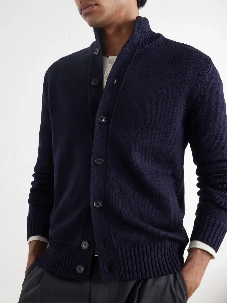 Slowear Zanone Wool Cardigan - Men | Thumbnail 5 Slowear Zanone Wool Cardigan - Men | Thumbnail 5