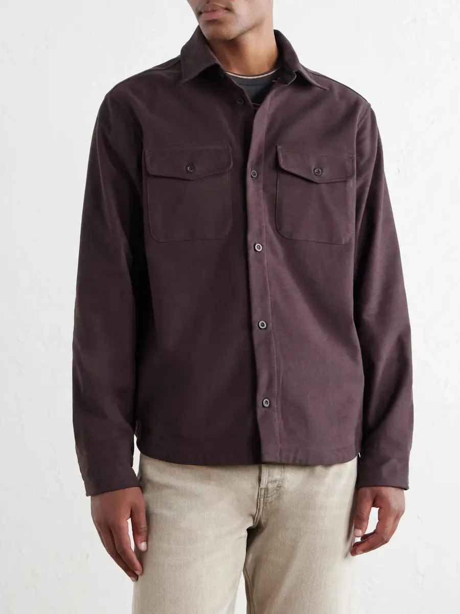 MR P. Cotton-Blend Moleskin Shirt - Men | Thumbnail 3 MR P. Cotton-Blend Moleskin Shirt - Men | Thumbnail 3