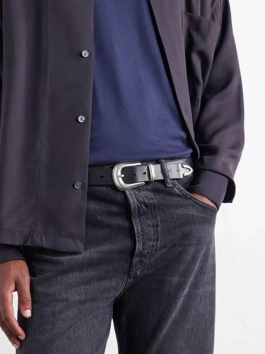 A Kind Of Guise 2 cm Leather Belt - Men | Thumbnail 2