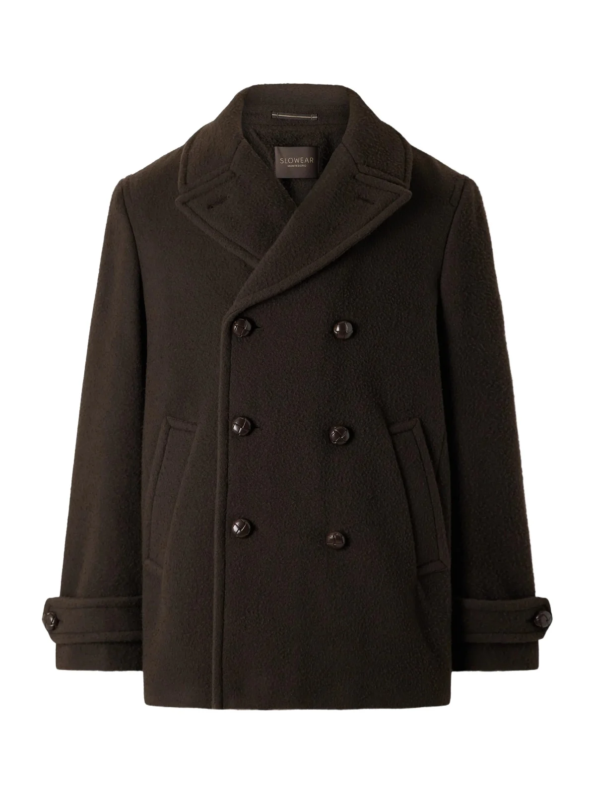 Slowear Montedoro Double-Breasted Wool-Blend Plush Coat - Men