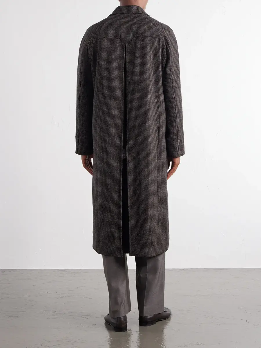 Oliver Spencer Lothian Houndstooth Tweed Coat - Men | Thumbnail 4 Oliver Spencer Lothian Houndstooth Tweed Coat - Men | Thumbnail 4