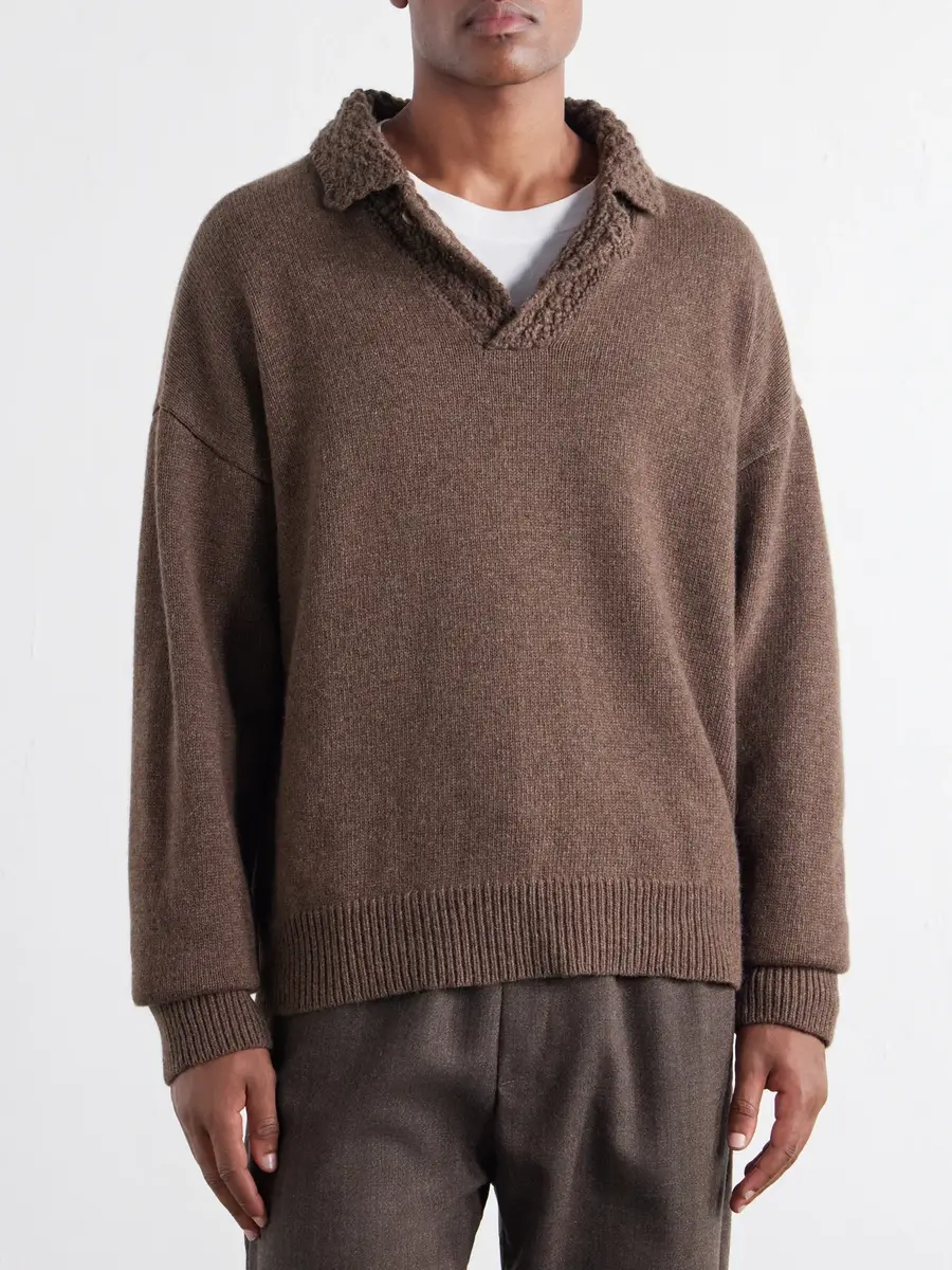 A Kind Of Guise Palano Alpaca and Merino Wool-Blend Polo Shirt - Men | Thumbnail 3 A Kind Of Guise Palano Alpaca and Merino Wool-Blend Polo Shirt - Men | Thumbnail 3