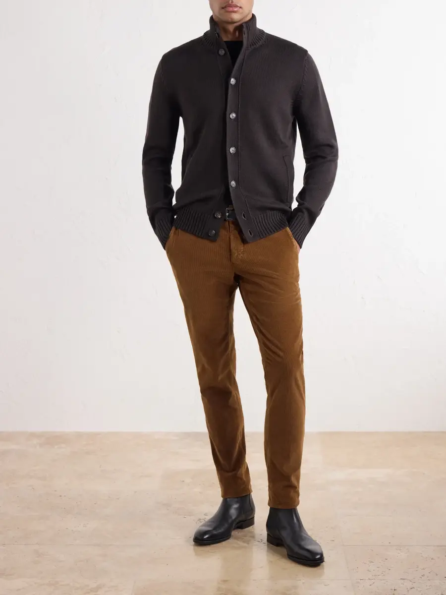 Slowear Incotex Straight-Leg Cotton-Blend Corduroy Trousers - Men | Thumbnail 2 Slowear Incotex Straight-Leg Cotton-Blend Corduroy Trousers - Men | Thumbnail 2