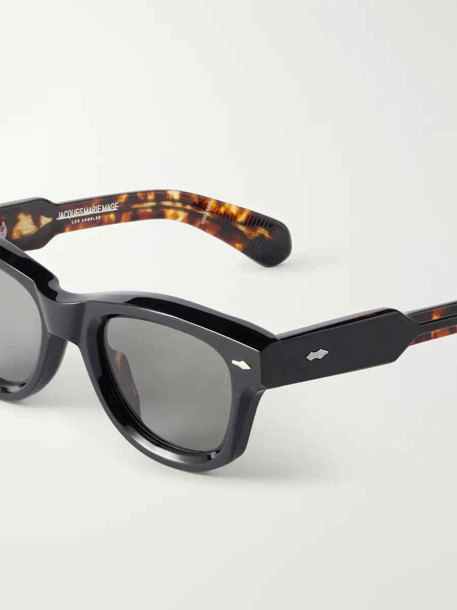 Jacques Marie Mage Kinshasa Muhammad Ali D-Frame Tortoiseshell Acetate Sunglasses - Men | Thumbnail 2 Jacques Marie Mage Kinshasa Muhammad Ali D-Frame Tortoiseshell Acetate Sunglasses - Men | Thumbnail 2