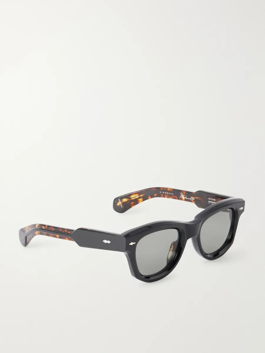 Jacques Marie Mage Kinshasa Muhammad Ali D-Frame Tortoiseshell Acetate Sunglasses - Men | Thumbnail 3 Jacques Marie Mage Kinshasa Muhammad Ali D-Frame Tortoiseshell Acetate Sunglasses - Men | Thumbnail 3