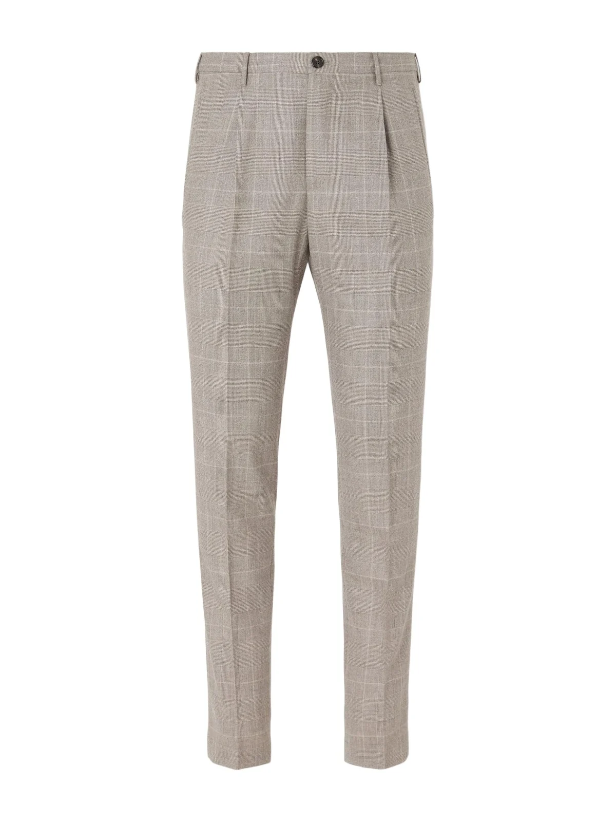 Slowear Incotex Tapered Prince of Wales Checked Wool and Cashmere-Blend Trousers - Men