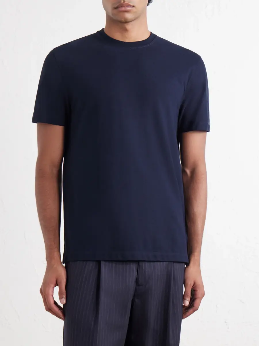 Slowear Zanone Slim-Fit IceCotton Jersey T-Shirt - Men | Thumbnail 3 Slowear Zanone Slim-Fit IceCotton Jersey T-Shirt - Men | Thumbnail 3