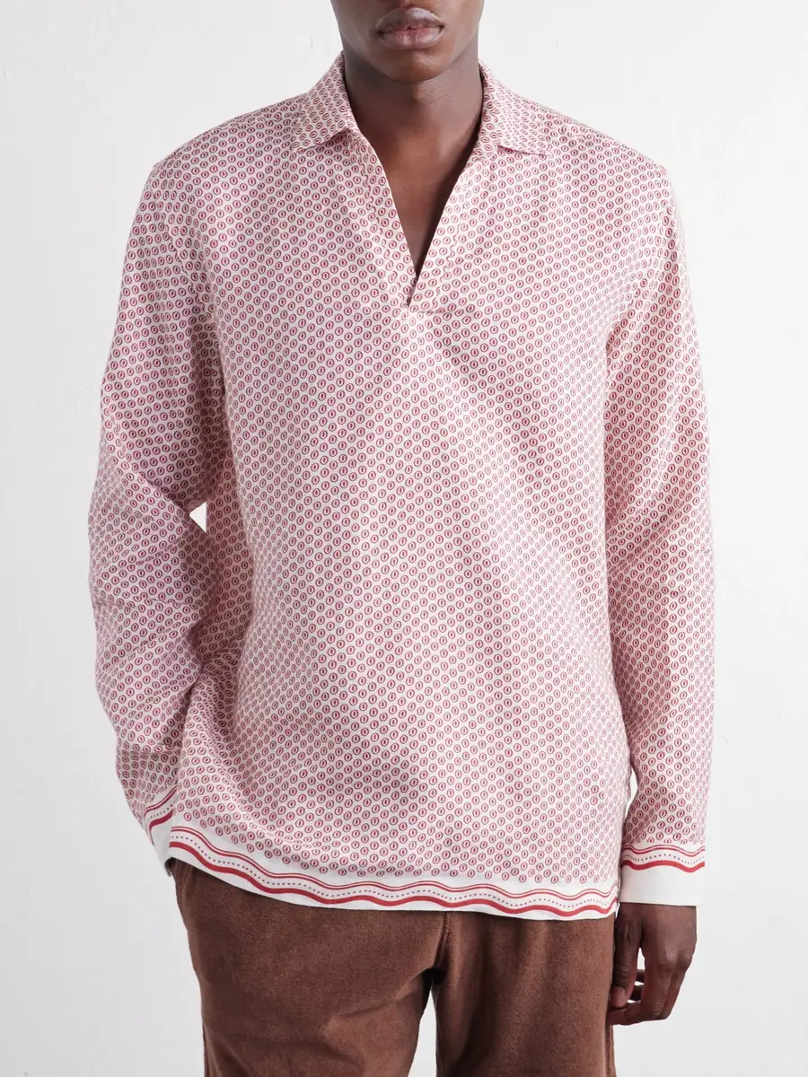 Orlebar Brown Ridley Printed Linen Shirt - Men | Thumbnail 3 Orlebar Brown Ridley Printed Linen Shirt - Men | Thumbnail 3