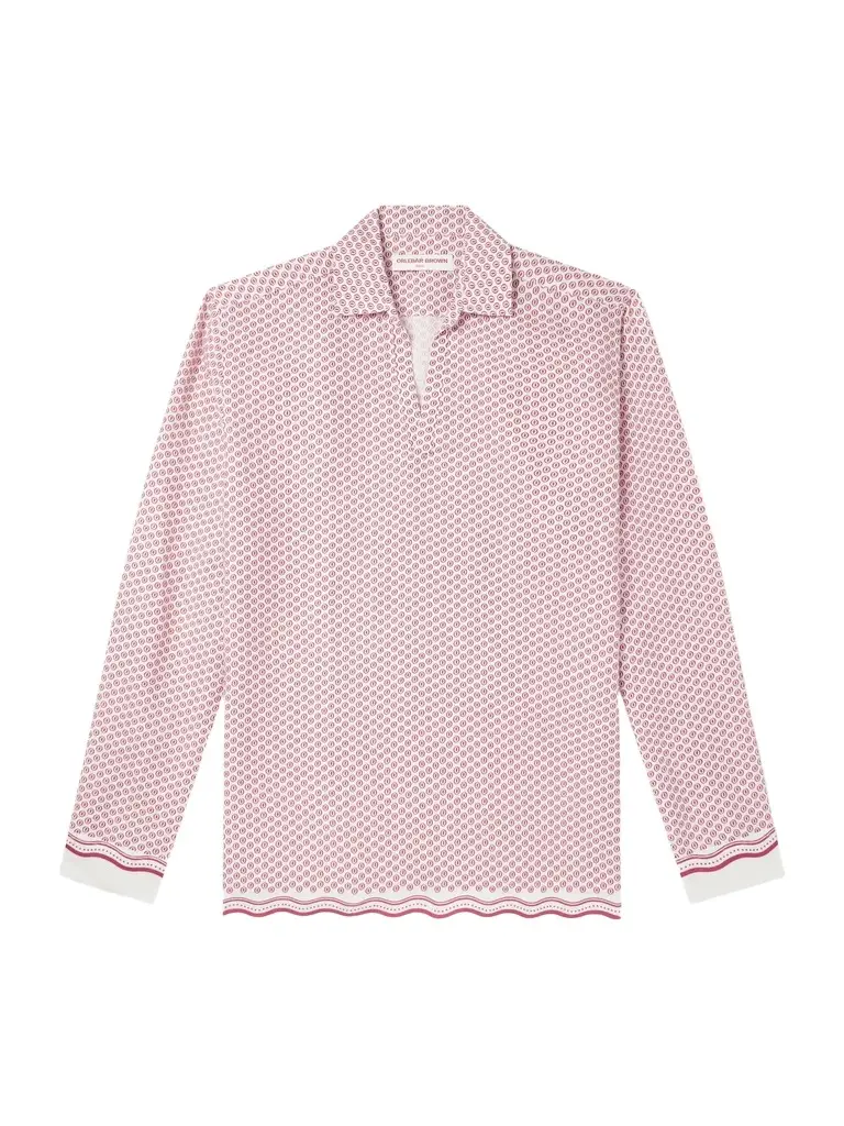 Orlebar Brown Ridley Printed Linen Shirt - Men | Image 1 Orlebar Brown Ridley Printed Linen Shirt - Men | Image 1