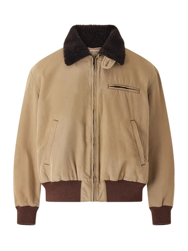A.PRESSE Cotton and Wool-Blend Bomber Jacket - Men