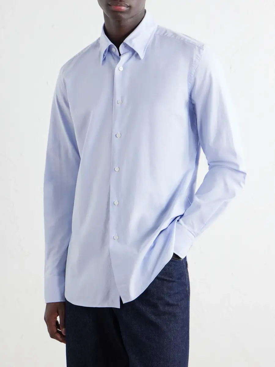 Slowear Glanshirt Cotton-Oxford Shirt - Men | Thumbnail 3