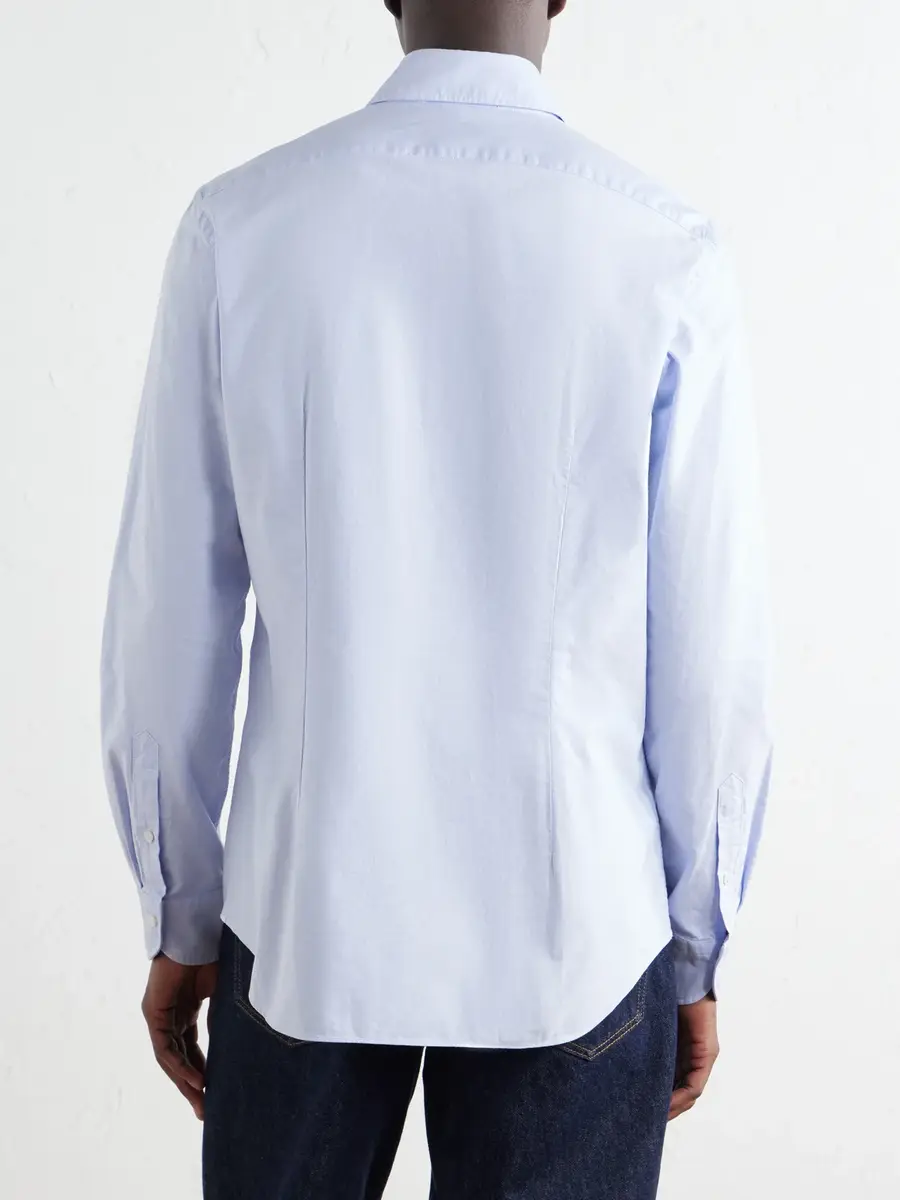 Slowear Glanshirt Cotton-Oxford Shirt - Men | Thumbnail 4