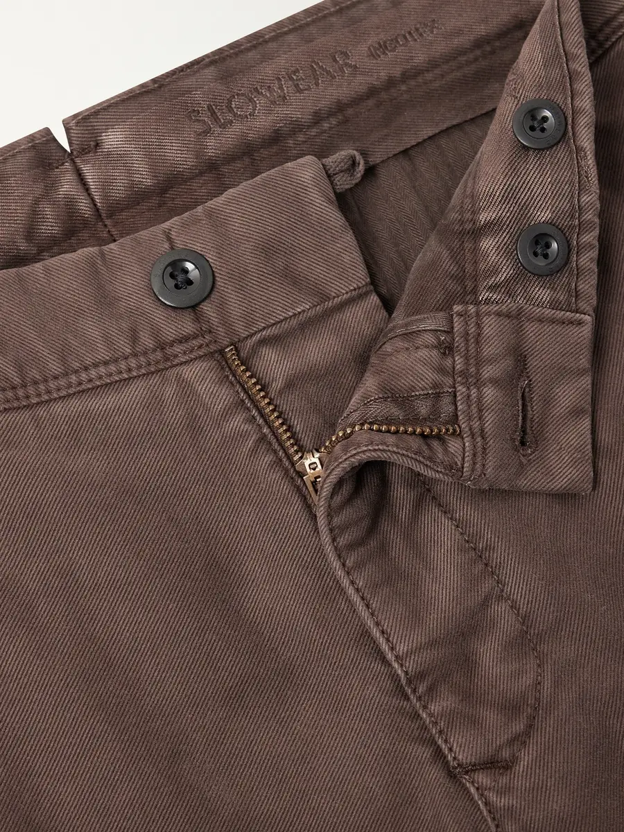 Slowear Incotex Slim-Fit Straight-Leg Stretch-Cotton Trousers - Men | Thumbnail 5 Slowear Incotex Slim-Fit Straight-Leg Stretch-Cotton Trousers - Men | Thumbnail 5