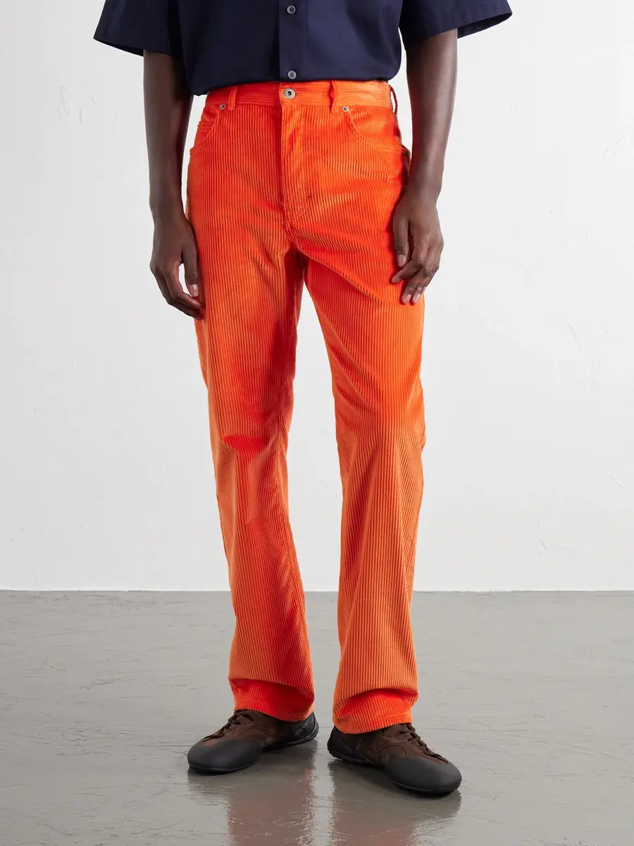 Loewe Straight-Leg Cotton-Corduroy Trousers - Men | Thumbnail 3 Loewe Straight-Leg Cotton-Corduroy Trousers - Men | Thumbnail 3