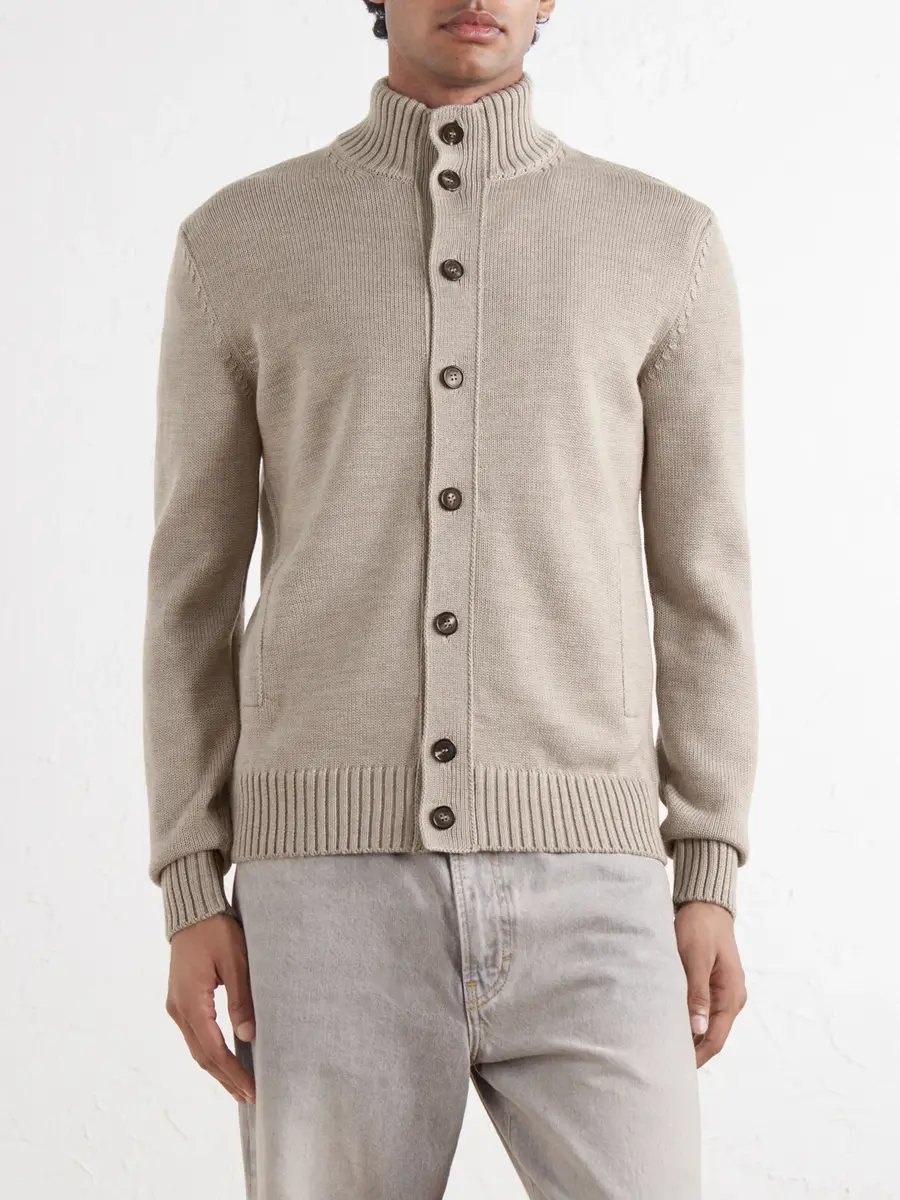 Slowear Zanone Wool Cardigan - Men | Thumbnail 3 Slowear Zanone Wool Cardigan - Men | Thumbnail 3