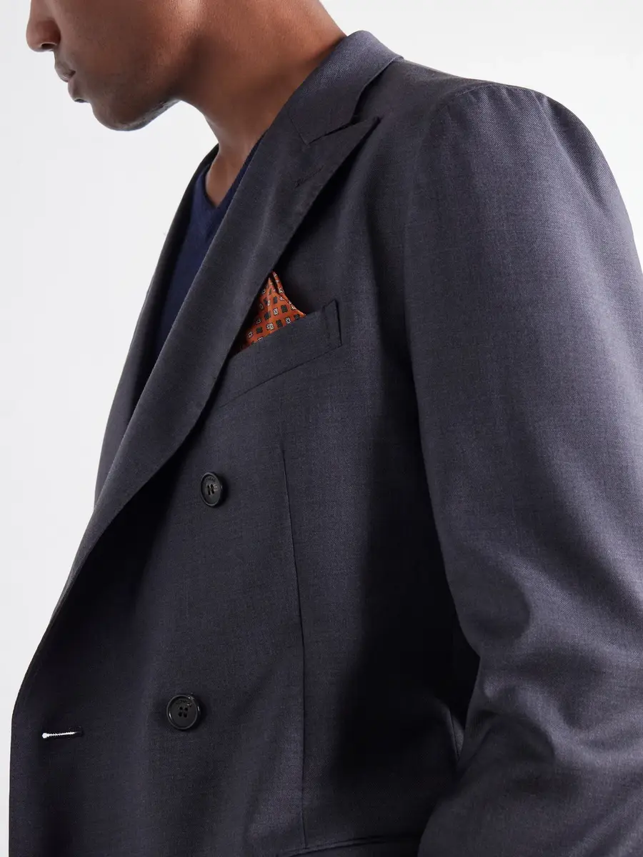 Slowear Incotex Double-Breasted Virgin Wool Batavia Suit - Men | Thumbnail 5 Slowear Incotex Double-Breasted Virgin Wool Batavia Suit - Men | Thumbnail 5