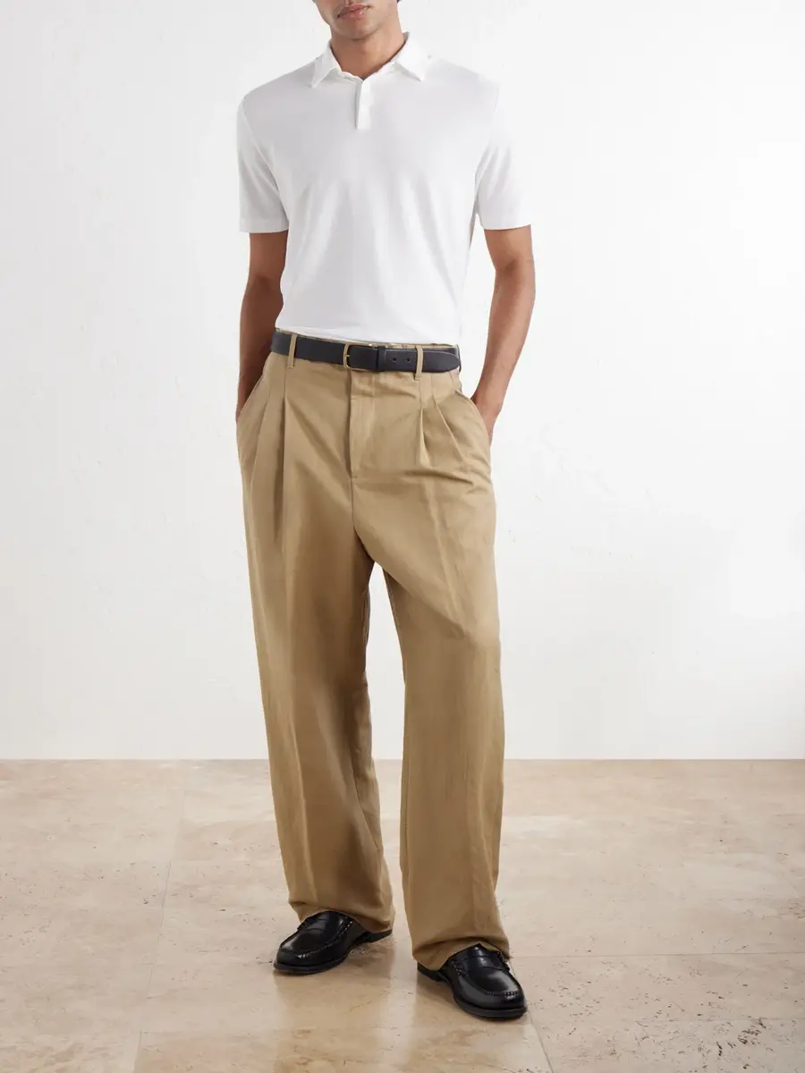 Slowear Zanone Slim-Fit IceCotton Polo Shirt - Men | Thumbnail 2 Slowear Zanone Slim-Fit IceCotton Polo Shirt - Men | Thumbnail 2