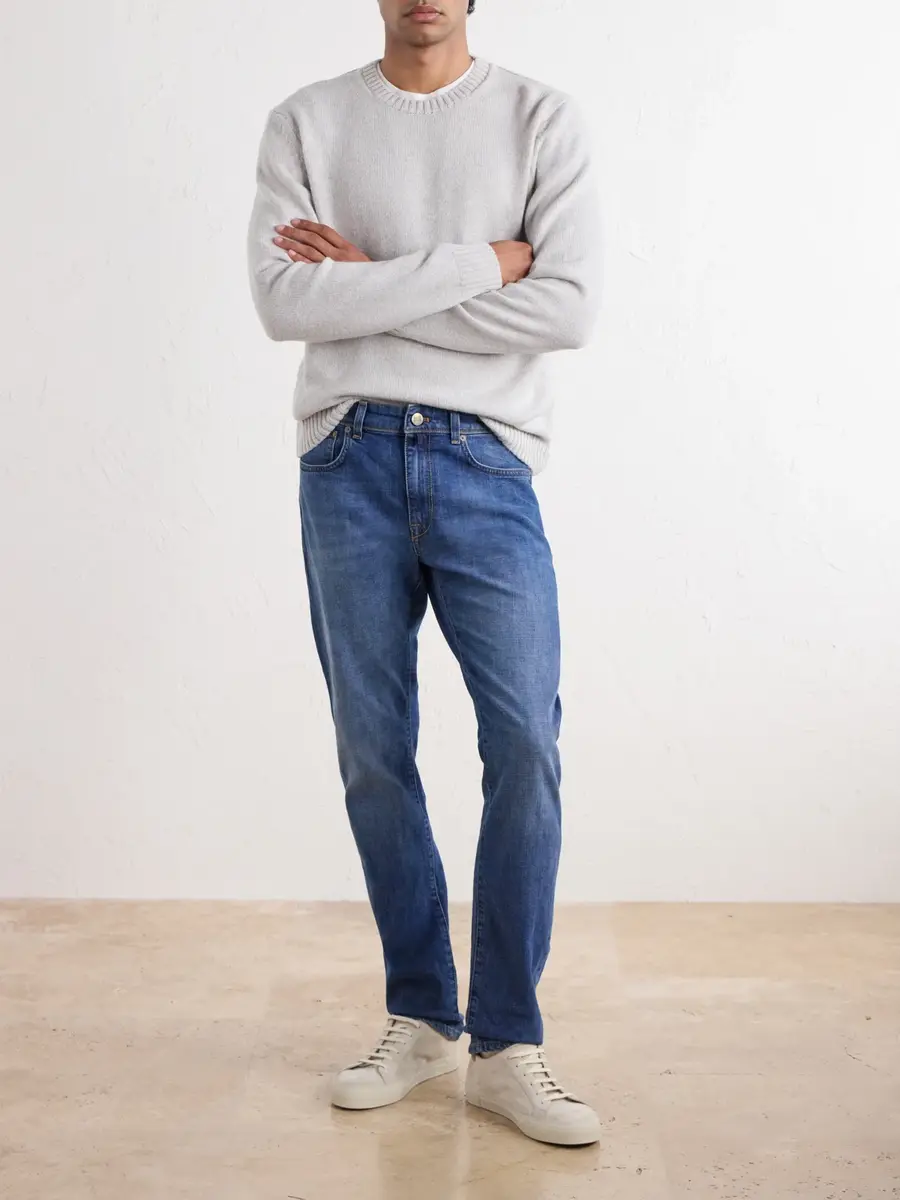 Slowear Straight-Leg Stretch Jeans - Men | Thumbnail 2 Slowear Straight-Leg Stretch Jeans - Men | Thumbnail 2