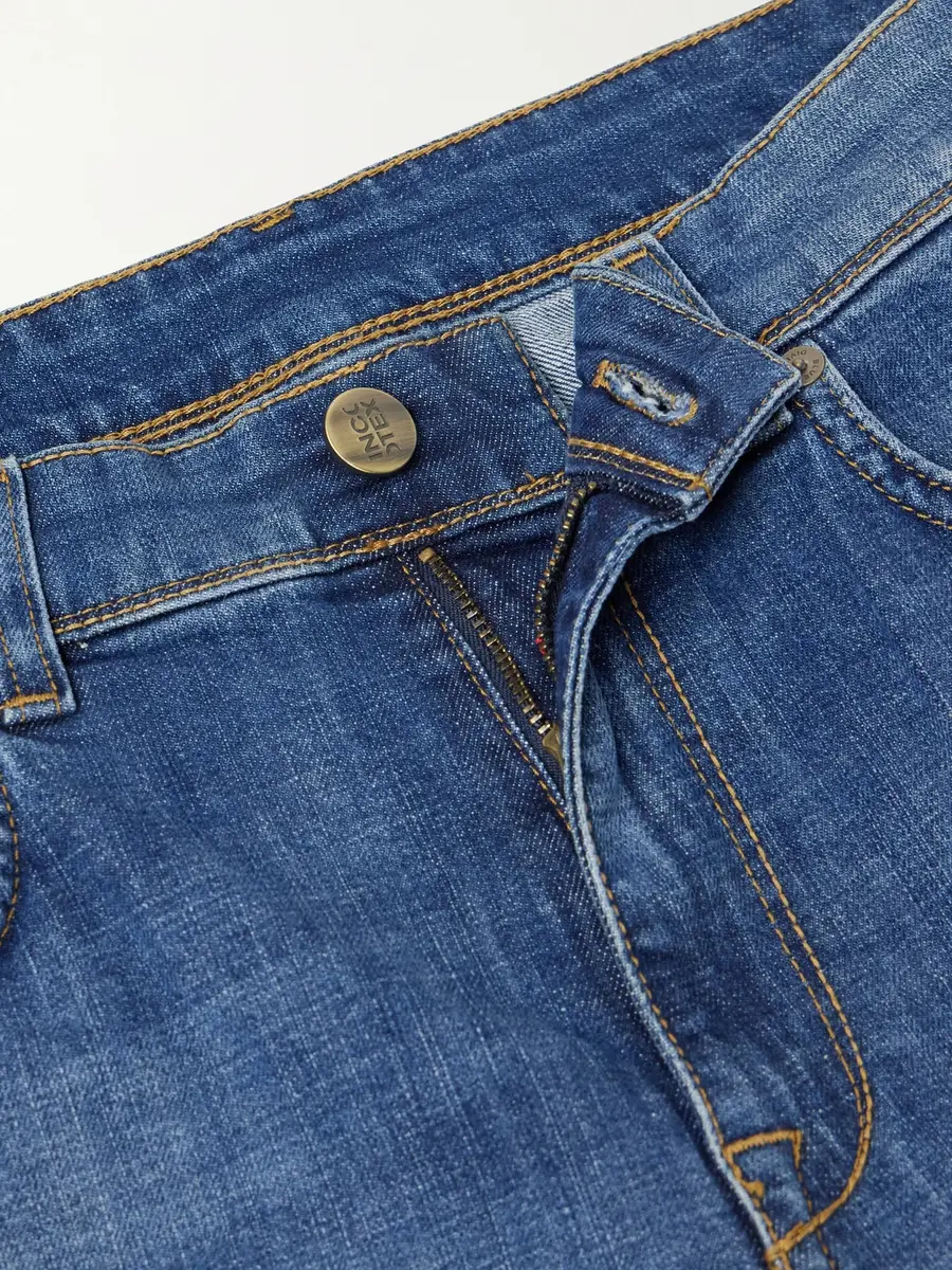 Slowear Straight-Leg Stretch Jeans - Men | Thumbnail 6 Slowear Straight-Leg Stretch Jeans - Men | Thumbnail 6