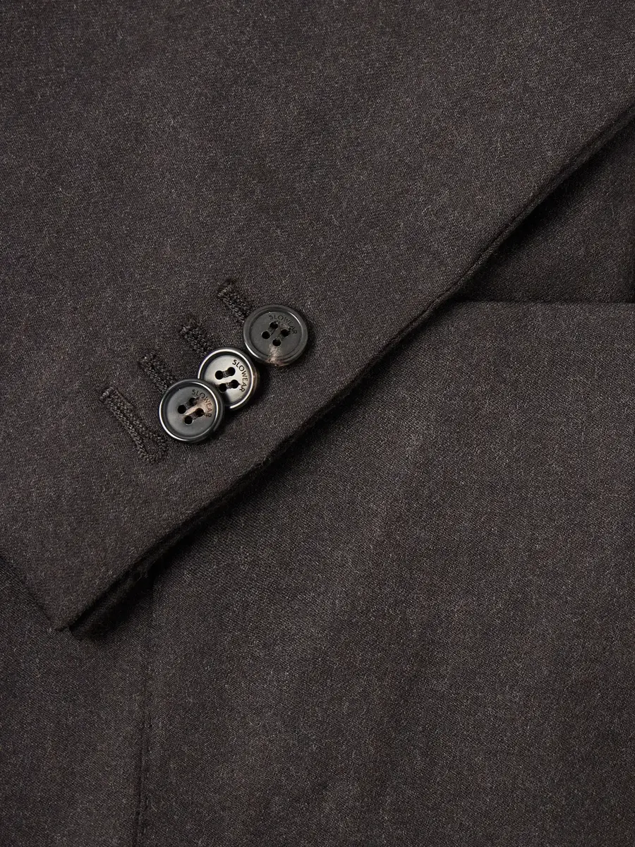 Slowear Incotex Wool-Blend Flannel Suit Jacket - Men | Thumbnail 2 Slowear Incotex Wool-Blend Flannel Suit Jacket - Men | Thumbnail 2